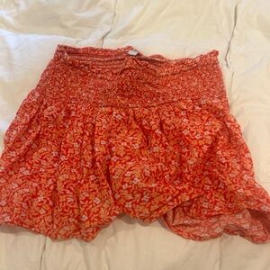 aerie floral flowy shorts